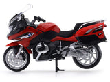 BMW R1250 RT Red 1:12 MSZ Licensed Diecast Scale Model Bike Collectible