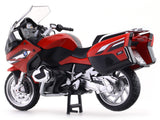 BMW R1250 RT Red 1:12 MSZ Licensed Diecast Scale Model Bike Collectible