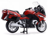 BMW R1250 RT Red 1:12 MSZ Licensed Diecast Scale Model Bike Collectible