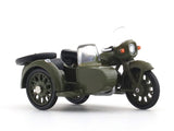 BMW R71 Changjiang 750 Military 1:64 Perka Diecast Scale Model Bike | Collectible Vintage Motorcycle Replica