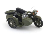 BMW R71 Changjiang 750 Military 1:64 Perka Diecast Scale Model Bike | Collectible Vintage Motorcycle Replica