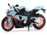 BMW S1000 RR Gulf 1:12 MSZ licensed diecast scale model bike collectible in India from Scale Arts