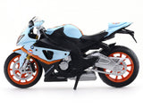 BMW S1000 RR Gulf 1:12 MSZ Licensed Diecast Scale Model Bike Collectible