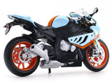 BMW S1000 RR Gulf 1:12 MSZ Licensed Diecast Scale Model Bike Collectible