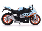 BMW S1000 RR Gulf 1:12 MSZ Licensed Diecast Scale Model Bike Collectible