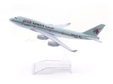 Boeing 747-400 Qatar Airways 1:400 Diecast Airplane Scale Model | Collectible Aviation Replica
