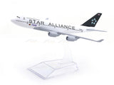 Boeing 747-400 Star Alliance Thai Airways 1:400 Diecast Airplane Scale Model | Collectible Aviation Replica