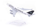 Boeing 747-400 Star Alliance Thai Airways 1:400 Diecast Airplane Scale Model | Collectible Aviation Replica