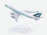 Boeing 747 Cathay Pacific Airways 1:400 Diecast Airplane Scale Model | Collectible Aviation Replica
