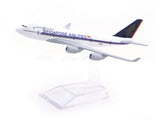 Boeing 747 Singapore Airlines 1:400 Diecast Airplane Scale Model | Collectible Aviation Replica