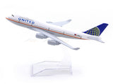 Boeing 747 United Airlines 1:400 Diecast Airplane Scale Model | Collectible Aviation Replica