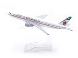 Boeing 777 Etihad 1:400 Diecast Airplane Scale Model | Collectible Aviation Replica
