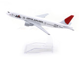 Boeing 777 Japan Airlines JAL 1:400 Diecast Airplane Scale Model | Collectible Aviation Replica