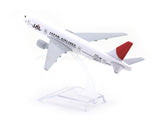 Boeing 777 Japan Airlines JAL 1:400 Diecast Airplane Scale Model | Collectible Aviation Replica