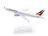 Boeing 777 Philippines Airlines 1:400 Diecast Airplane Scale Model | Collectible Aviation Replica