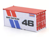 BRE Datsun White 1:64 Diecast Metal Container Scale Model Collectible