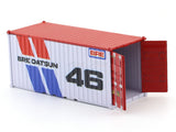BRE Datsun White 1:64 Diecast Metal Container Scale Model Collectible
