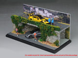 Bridge Scene 1:64 MoreArt Diorama | Diecast Car Display & Photography Backdrop