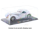 Bugatti Atlantic with Acrylic Case 1:24 Bburago Licensed Diecast Scale Model Car Collectible