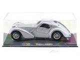 Bugatti Atlantic with Acrylic Case 1:24 Bburago Licensed Diecast Scale Model Car Collectible