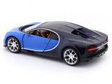 Bugatti Chiron Blue with Acrylic Case 1:24 Maisto Licensed Diecast Model Car | Display Collectible | Buy in India