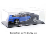 Bugatti Chiron Blue with Acrylic Case 1:24 Maisto Licensed Diecast Model Car | Display Collectible | Buy in India