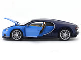 Bugatti Chiron Blue 1:24 Welly Licensed Diecast Scale Model Car Collectible