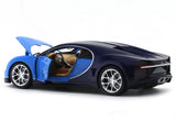 Bugatti Chiron Blue 1:24 Welly Licensed Diecast Scale Model Car Collectible