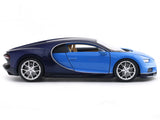 Bugatti Chiron Blue 1:24 Welly Licensed Diecast Scale Model Car Collectible