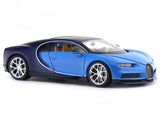 Bugatti Chiron Blue 1:24 Welly Licensed Diecast Scale Model Car Collectible