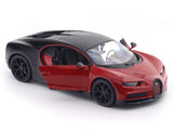 Bugatti Chiron Sport Red 1:24 Maisto with Acrylic Case Licensed Diecast Scale Model Car Collectible
