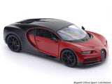 Bugatti Chiron Sport Red 1:24 Maisto with Acrylic Case Licensed Diecast Scale Model Car Collectible
