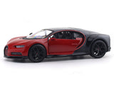 Bugatti Chiron Sport Red 1:24 Maisto with Acrylic Case Licensed Diecast Scale Model Car Collectible