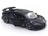 Bugatti Divo Matte black 1:24 Maisto with Acrylic Case Licensed Diecast Scale Model Car Collectible