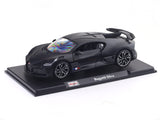 Bugatti Divo Matte black 1:24 Maisto with Acrylic Case Licensed Diecast Scale Model Car Collectible