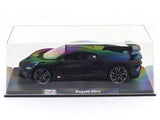 Bugatti Divo Matte black 1:24 Maisto with Acrylic Case Licensed Diecast Scale Model Car Collectible