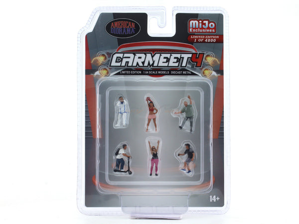 Carmeet Set 4 1:64 American Diorama miniature figures scale model