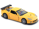 Chevrolet Corvette C6-R yellow 1:33-42 RMZ City licensed pull back car scale model