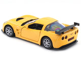Chevrolet Corvette C6-R yellow 1:33-42 RMZ City licensed pull back car scale model