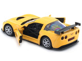 Chevrolet Corvette C6-R yellow 1:33-42 RMZ City licensed pull back car scale model