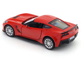 Chevrolet Corvette red 1:33-42 RMZ City licensed pull back car scale model