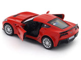 Chevrolet Corvette red 1:33-42 RMZ City licensed pull back car scale model