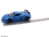Chevrolet Corvette Z06 blue 1:33-42 RMZ City licensed pull back car scale model