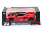 Chevrolet Corvette ZR1 Coupe Red with Acrylic Case 1:24 Maisto Licensed Diecast Model Car | American Supercar Collectible | Buy in India