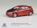 PreOrder : 2007 Honda Civic Type R FN2 Red/carbon hood 1:64 Para64 diecast scale model car