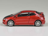 2007 Honda Civic Type R FN2 Red/carbon hood 1:64 Para64 diecast scale model car