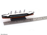 Cruise Ship black miniature scale model