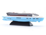 Cruise Ship blue miniature scale model