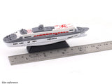 Cruise Ship white miniature scale model