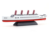 Cruise Ship white Red miniature scale model